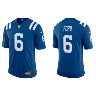 Men's Indianapolis Colts Isaiah Ford Royal Vapor Limited Jersey