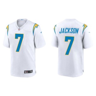 Men's Chargers J.C. Jackson White Game Jersey