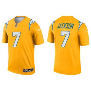 Men's Chargers J.C. Jackson Gold Inverted Legend Jersey