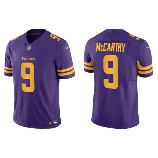 Vikings J.J. McCarthy Purple Vapor F.U.S.E. Limited Jersey