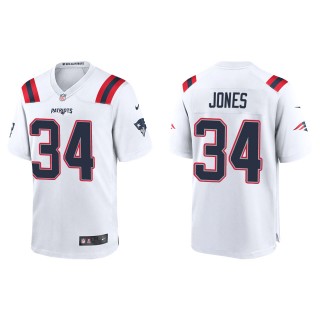 Men's New England Patriots Jack Jones White Game Jersey