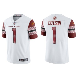 Men's Commanders Jahan Dotson White 2022 NFL Draft Limited Jersey