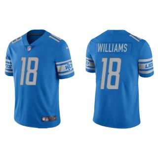 Men's Lions Jameson Williams Light Blue 2022 NFL Draft Vapor Limited Jersey
