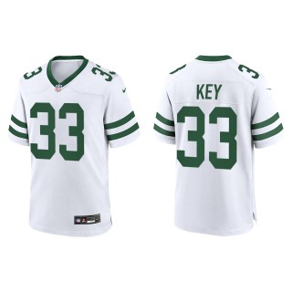 Jets Jaylen Key White Legacy Game Jersey