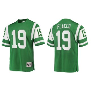 Men's New York Jets Joe Flacco Green Authentic Jersey
