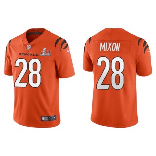 Super Bowl LVI Joe Mixon Bengals Orange Vapor Limited Jersey