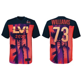Jonah Williams Bengals Super Bowl LVI Game Men's Red Black Jersey
