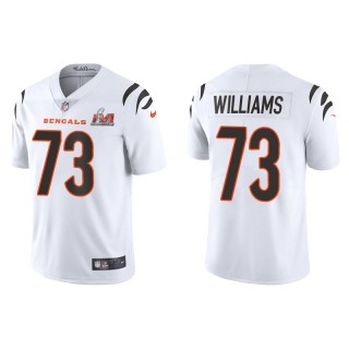 Super Bowl LVI Jonah Williams Bengals White Vapor Limited Jersey
