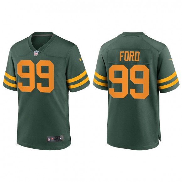 Men's Packers Jonathan Ford Green Alternate Game Jersey
