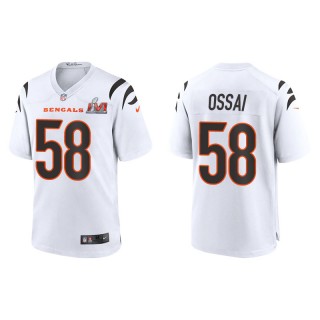 Super Bowl LVI Joseph Ossai Bengals White Game Jersey