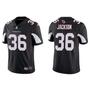 Men's Arizona Cardinals Josh Jackson Black Vapor Limited Jersey