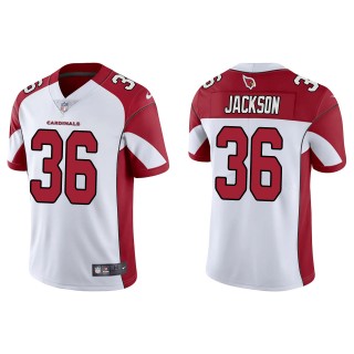 Men's Arizona Cardinals Josh Jackson White Vapor Limited Jersey
