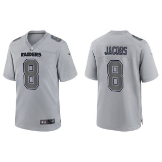Men's Josh Jacobs Las Vegas Raiders Gray Atmosphere Fashion Game Jersey