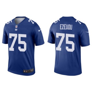 Men's Giants Joshua Ezeudu Royal 2022 NFL Draft Legend Jersey