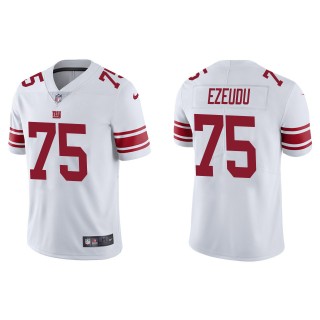 Men's Giants Joshua Ezeudu White 2022 NFL Draft Vapor Limited Jersey