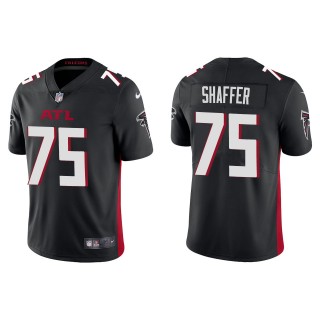 Men's Falcons Justin Shaffer Black 2022 NFL Draft Vapor Limited Jersey
