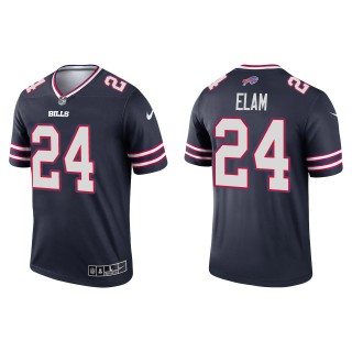 Men's Bills Kaiir Elam Navy 2022 NFL Draft Inverted Legend Jersey