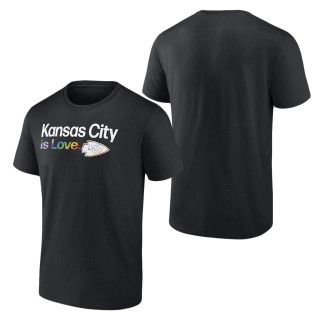 Men's Kansas City Chiefs Fanatics Branded Black City Pride Team T-Shirt