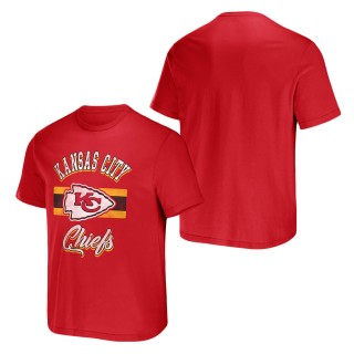 Men's Kansas City Chiefs NFL x Darius Rucker Collection by Fanatics Red Stripe T-Shirt