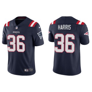 Men's New England Patriots Kevin Harris Navy Vapor Limited Jersey