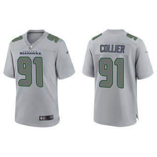 Men's L.J. Collier Seattle Seahawks Gray Atmosphere Fashion Game Jersey