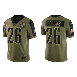 Landon Collins Commanders Salute to Service Limited Men's Olive Jersey