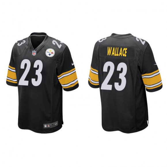 Men's Steelers Levi Wallace Black Game Jersey