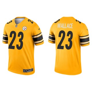 Men's Steelers Levi Wallace Gold Inverted Legend Jersey