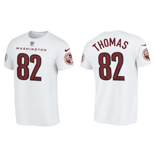 Logan Thomas Commanders Name & Number  Men's White T-Shirt