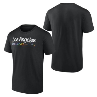 Men's Los Angeles Chargers Fanatics Branded Black City Pride Team T-Shirt