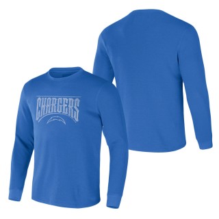 Men's Los Angeles Chargers NFL x Darius Rucker Collection by Fanatics Powder Blue Long Sleeve Thermal T-Shirt