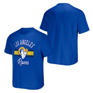 Men's Los Angeles Rams NFL x Darius Rucker Collection by Fanatics Royal Stripe T-Shirt