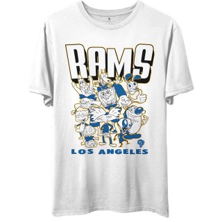 Men's Los Angeles Rams White NFL x Nickelodeon T-Shirt