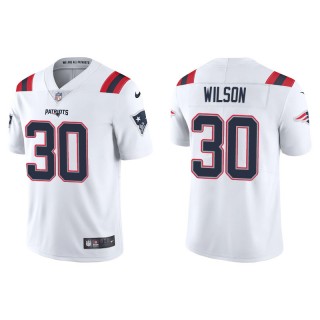 Men's Patriots Mack Wilson White Vapor Limited Jersey