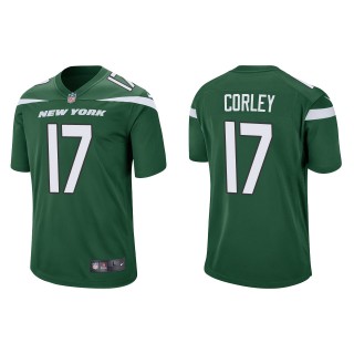 Jets Malachi Corley Green Game Jersey