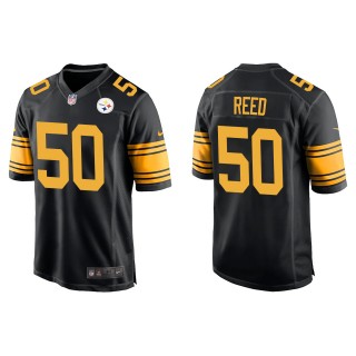 Men's Pittsburgh Steelers Malik Reed Black Alternate Game Jersey