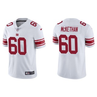 Men's Giants Marcus McKethan White 2022 NFL Draft Vapor Limited Jersey