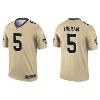 Men's New Orleans Saints Mark Ingram Gold Inverted Legend Jersey