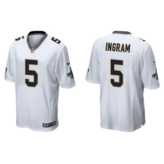 Men's New Orleans Saints Mark Ingram White Game Jersey