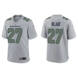 Men's Marquise Blair Seattle Seahawks Gray Atmosphere Fashion Game Jersey