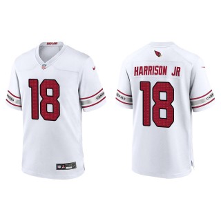 Cardinals Marvin Harrison Jr. White Game Jersey