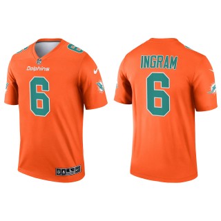 Men's Miami Dolphins Melvin Ingram Orange Inverted Legend Jersey