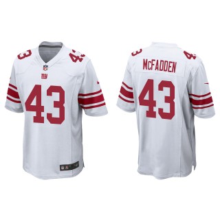 Men's Giants Micah McFadden White 2022 NFL Draft Game Jersey
