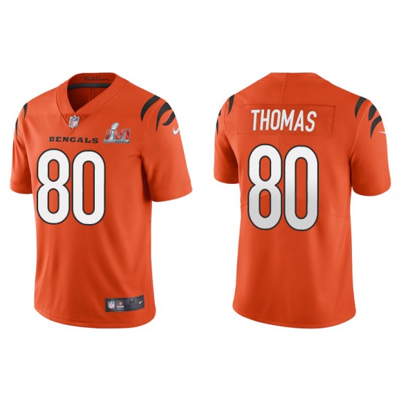 Super Bowl LVI Mike Thomas Bengals Orange Vapor Limited Jersey