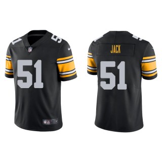 Men's Steelers Myles Jack Black Alternate Vapor Limited Jersey