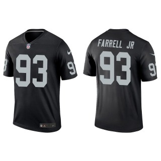 Men's Raiders Neil Farrell Jr. Black Legend Jersey