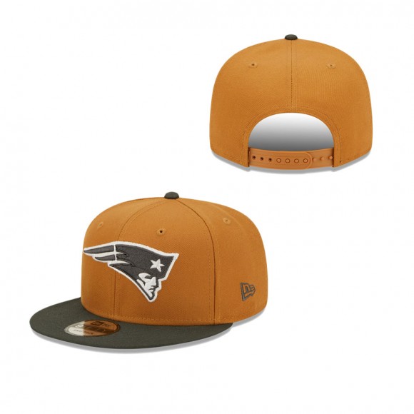 Men's New England Patriots Bronze Graphite Color Pack Two-Tone 9FIFTY Snapback Hat