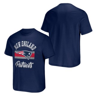 Men's New England Patriots NFL x Darius Rucker Collection by Fanatics Navy Stripe T-Shirt