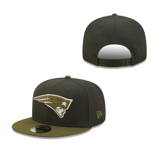 Men's New England Patriots Graphite Olive Two-Tone Color Pack 9FIFTY Snapback Hat