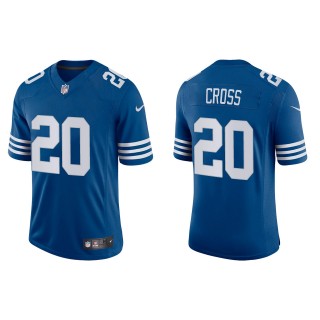 Men's Colts Nick Cross Royal 2022 NFL Draft Alternate Vapor Limited Jersey
